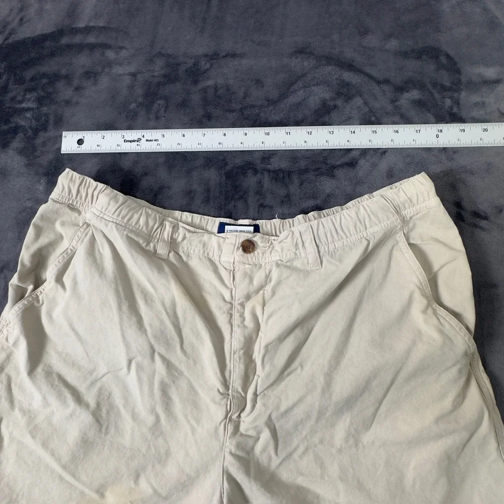 Guess Jeans Shorts Mens 34 Stone Beige Vintage Cotton Elastic Waist 63966B44